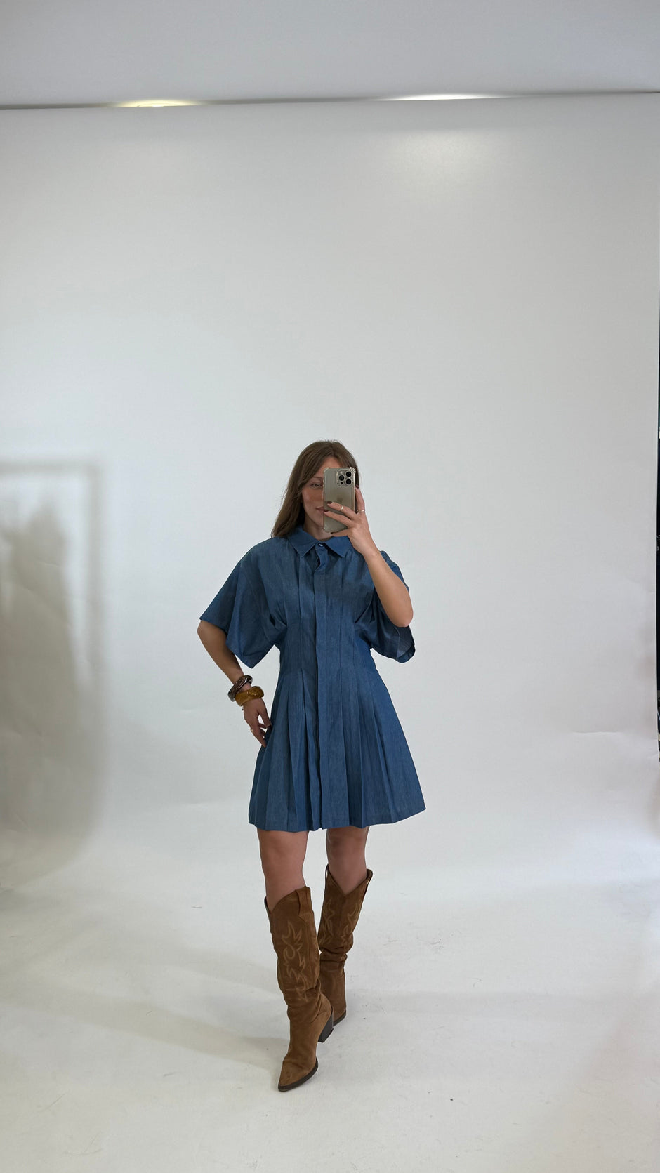 KOSTUMN1 Abitino Chambray Denim