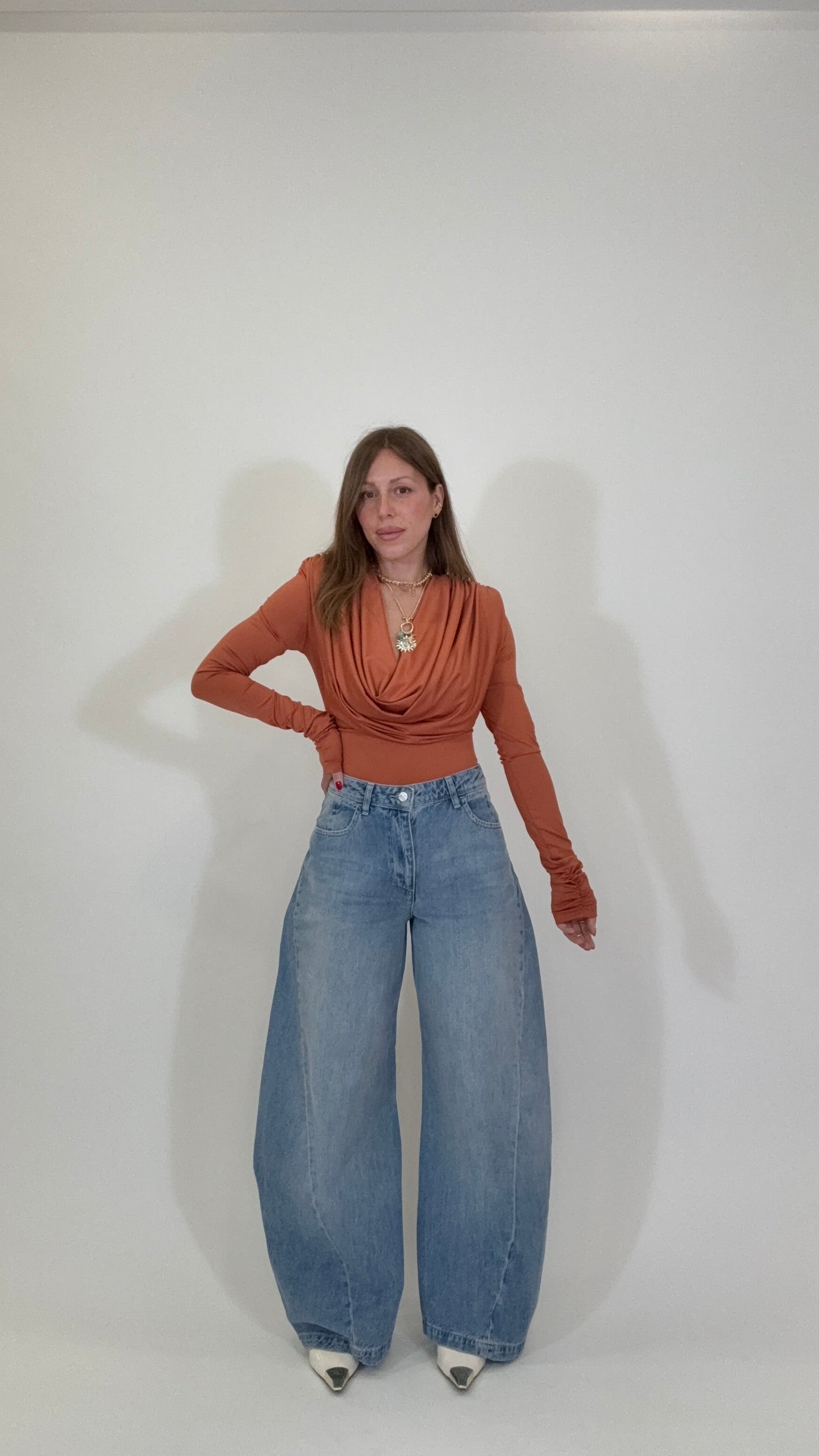 Jeans Loose Barrel Leg