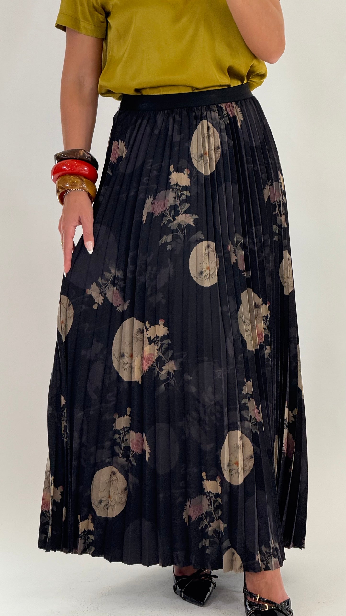 ANONYME Gonna Plissé Shines