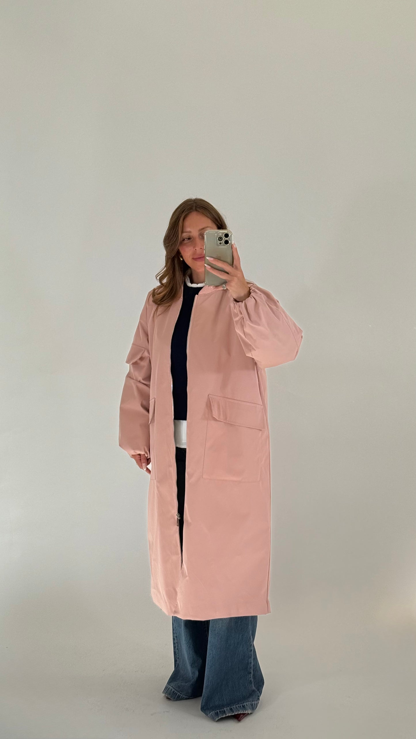 Bomber Oversize Collage Rosa