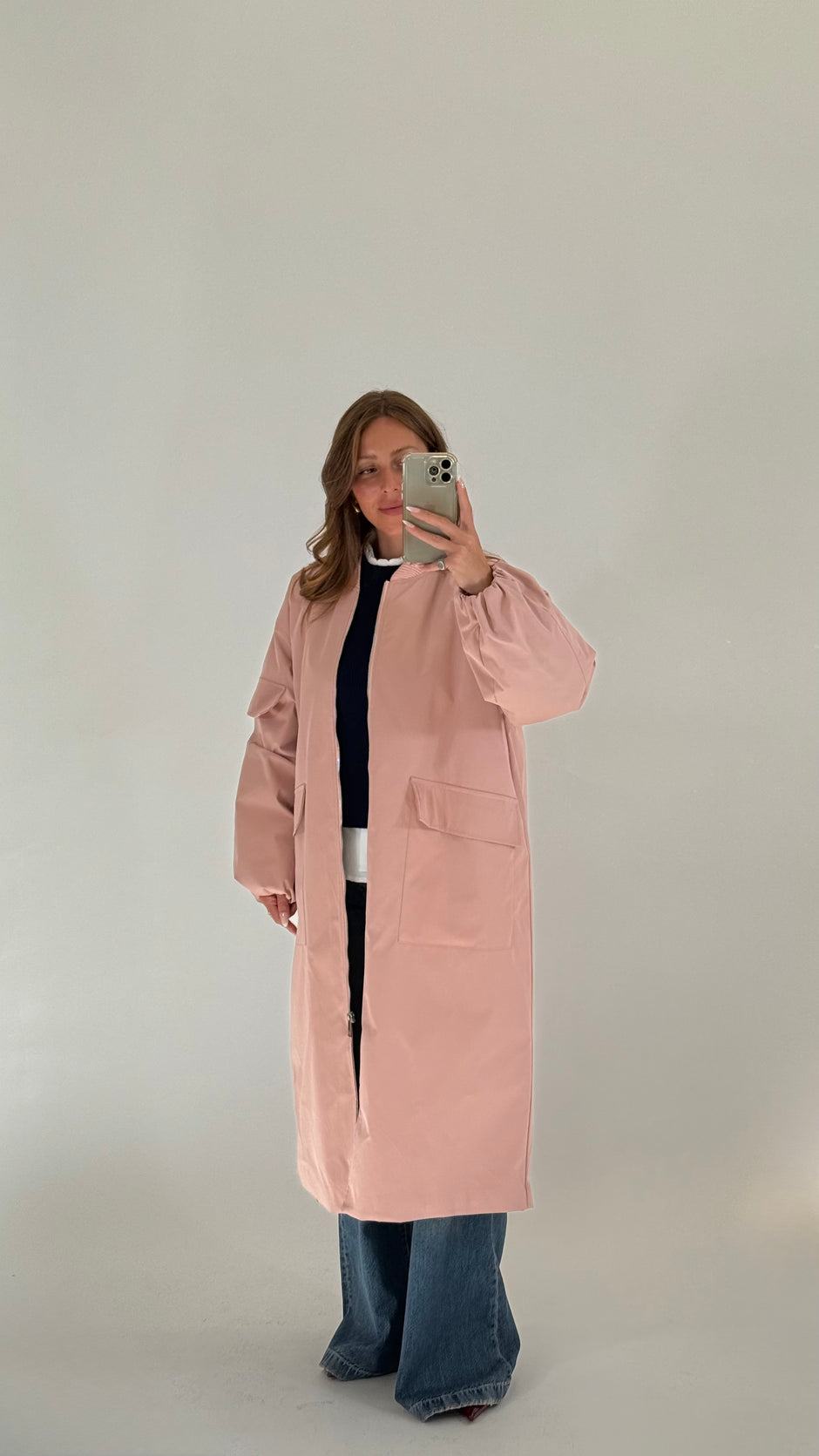 Bomber Oversize Collage Rosa
