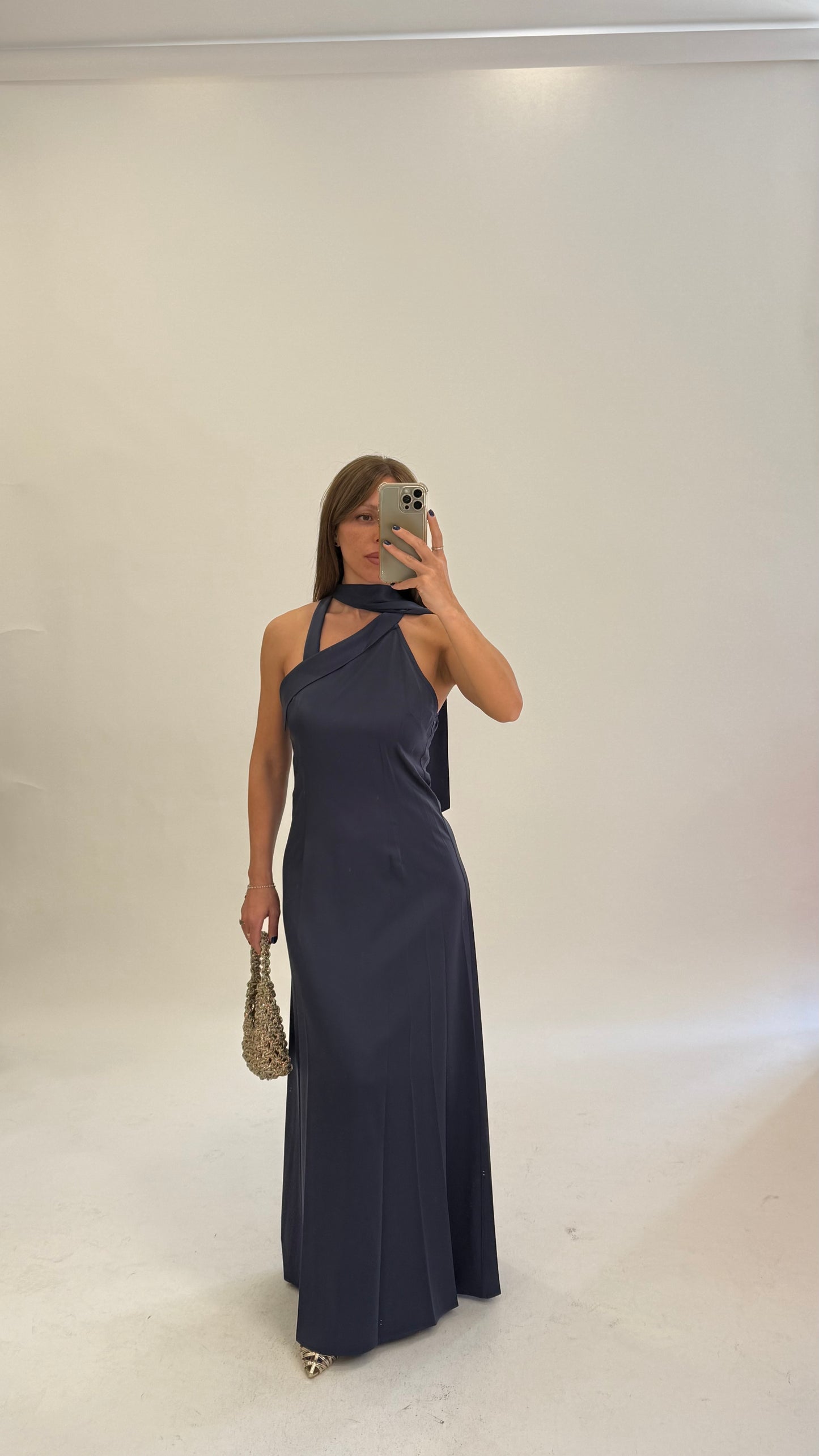 ANONYME Elegant Longdress Blue