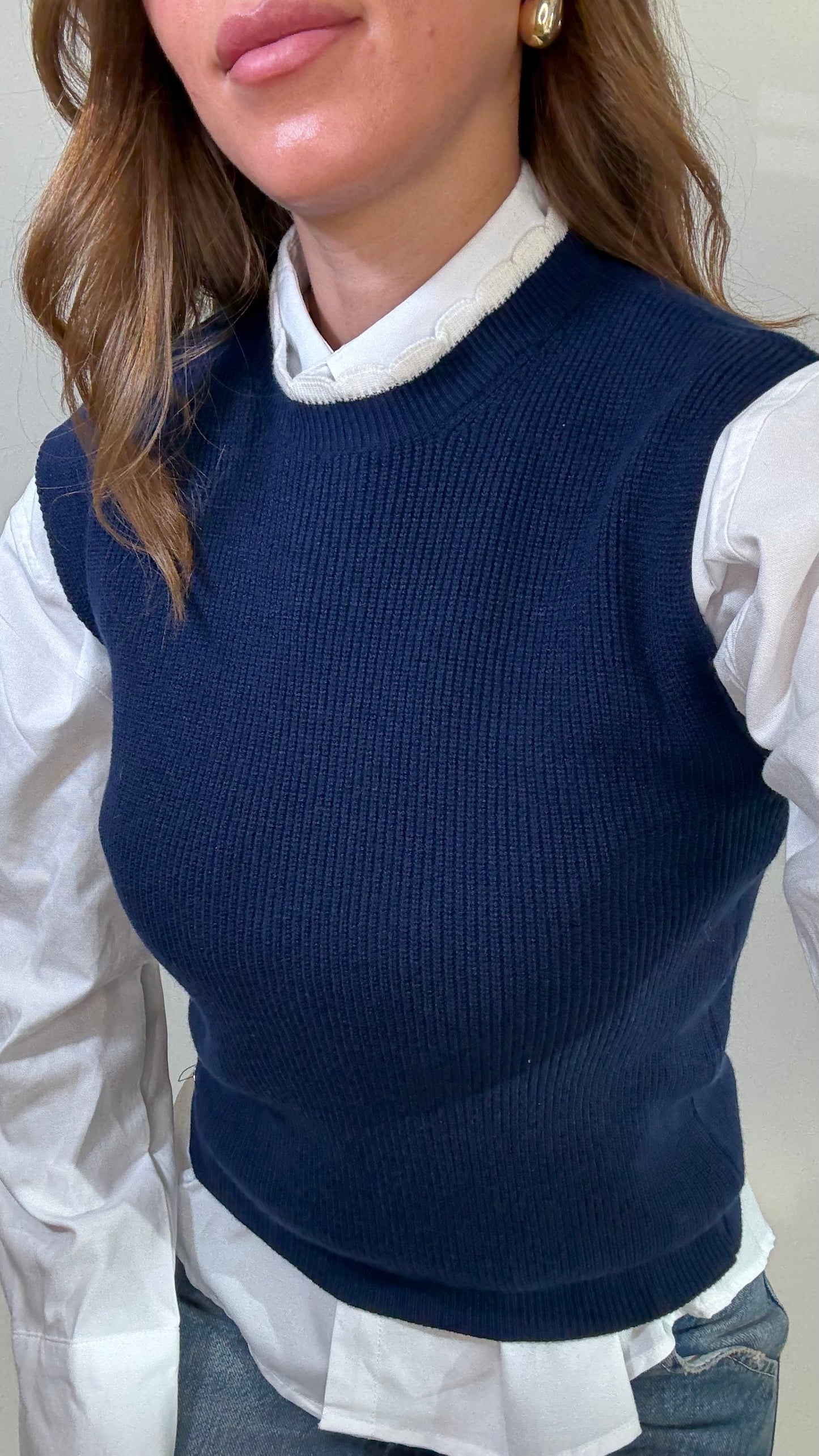 PLEASE Gilet in maglia