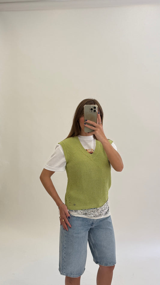 PLEASE Gilet in maglia