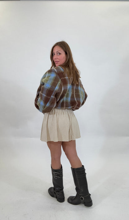 Gonnellina Plissè Crema