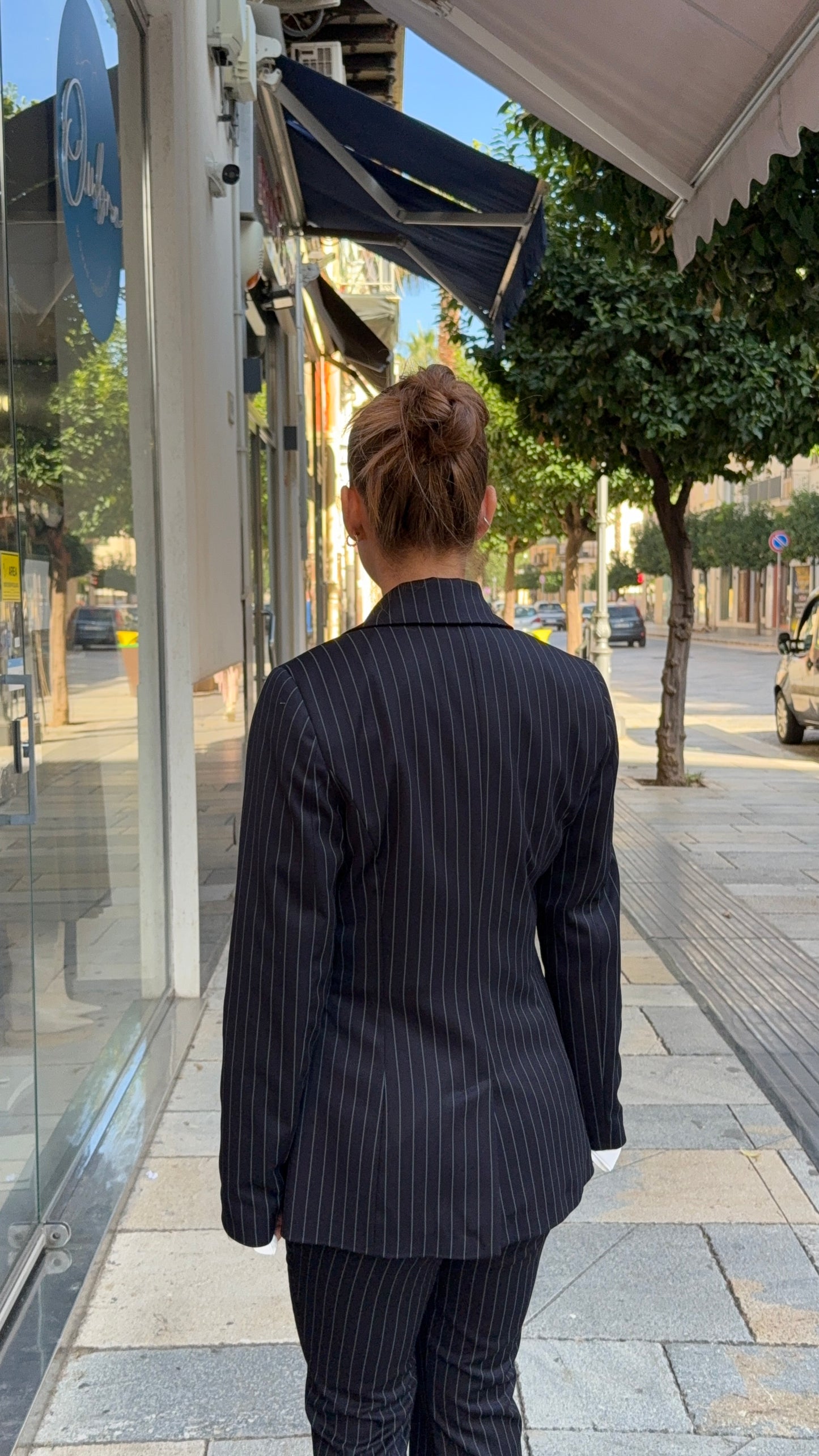 KOSTUMN1 Giacca Doppiopetto Gessata