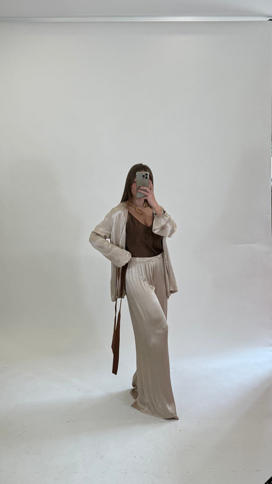 HAVEONE Pantalone Lungo Beige