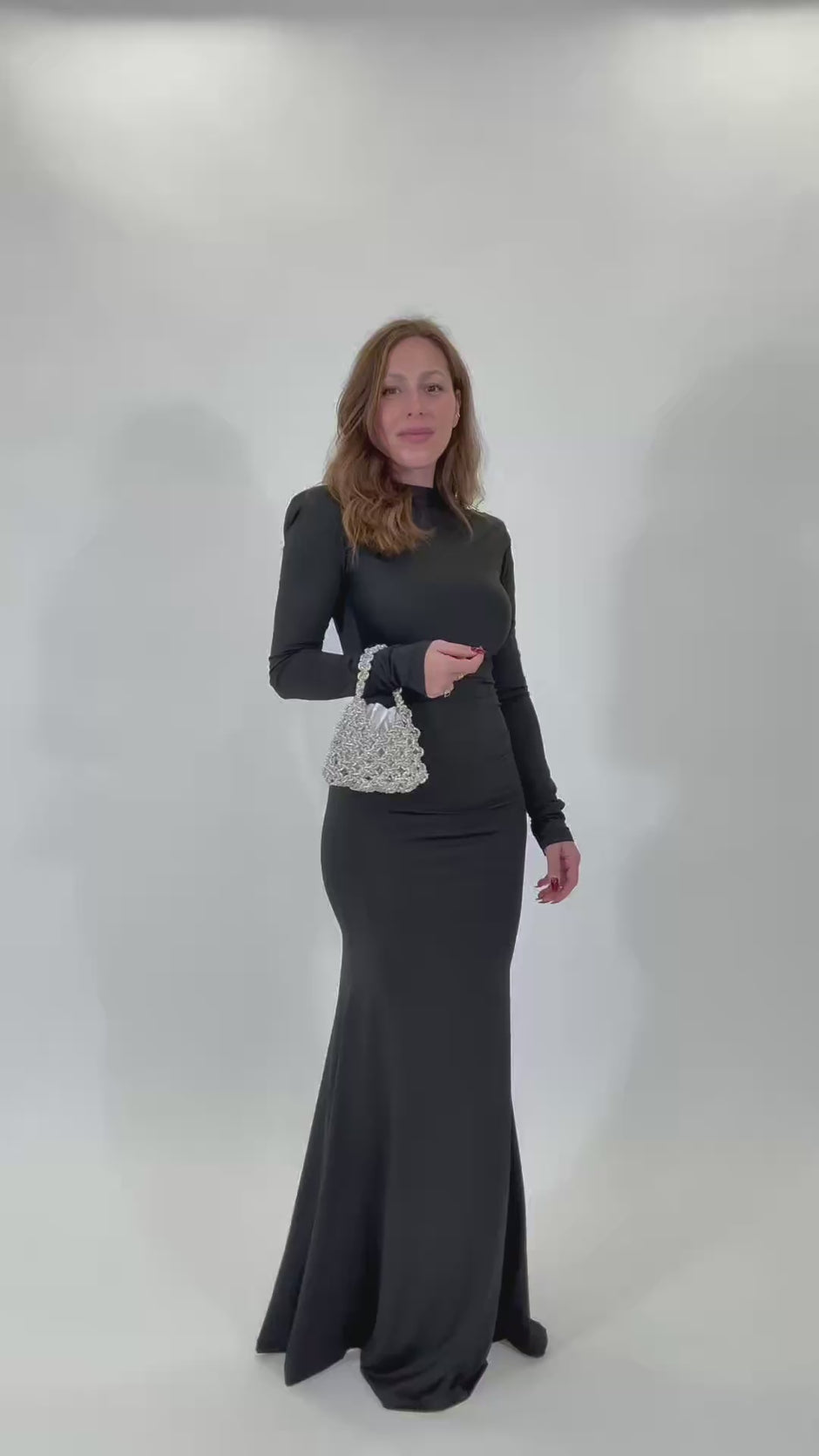 KOSTRUMN1 Abito Avery Nero