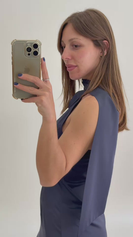 ANONYME Elegant Longdress Blue