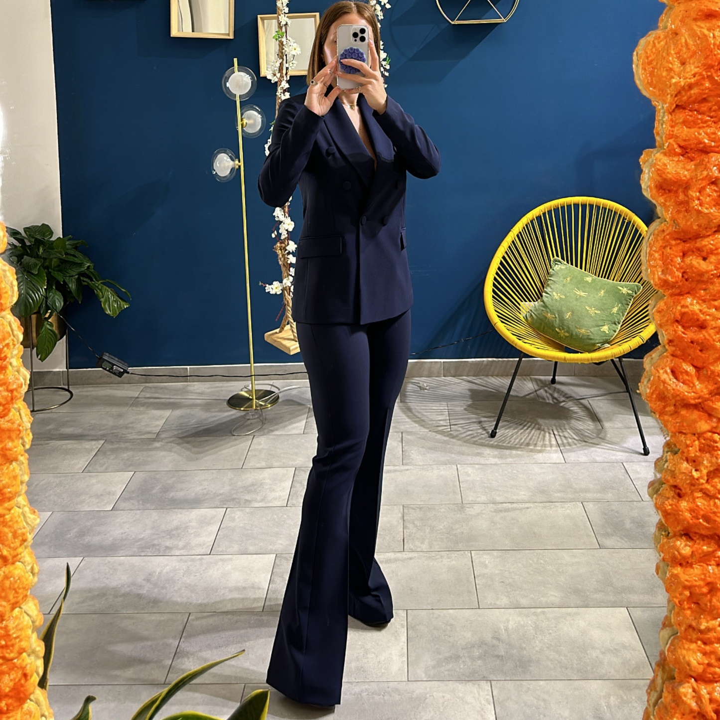Tailleur Doppiopetto Blu Navy Made in Italy