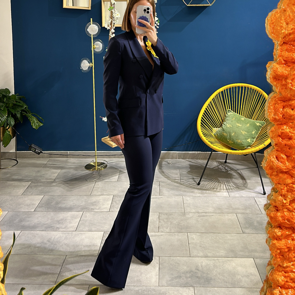 Tailleur Doppiopetto Blu Navy Made in Italy