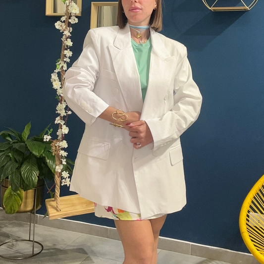 Blazer Miuccia Bianco