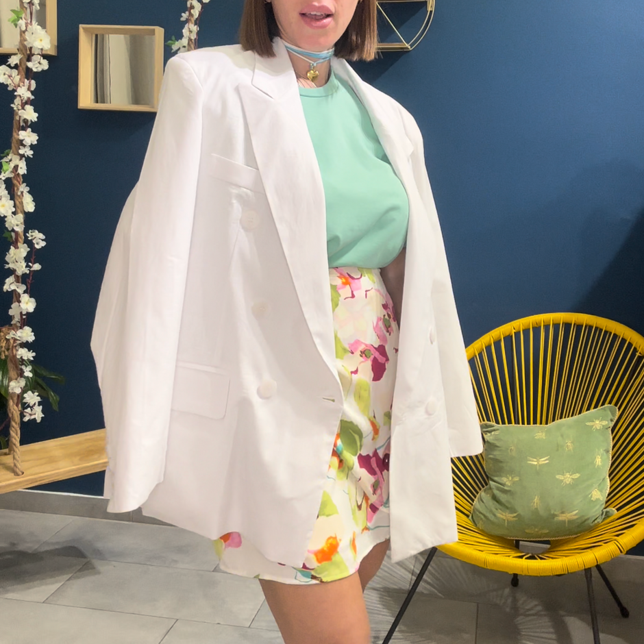 Blazer Miuccia Bianco