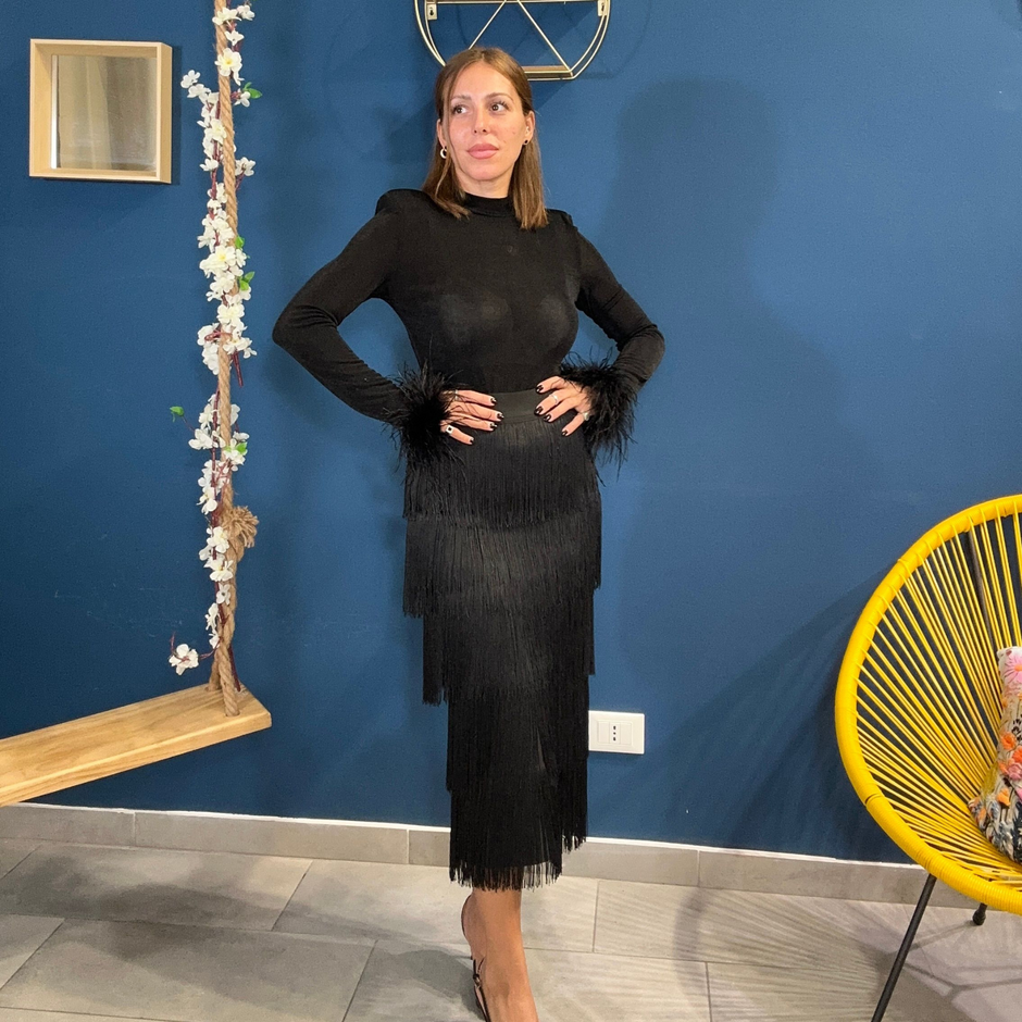 Longuette Bandage Frange