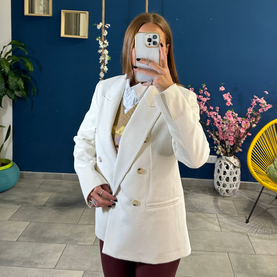 PLEASE Blazer Velluto