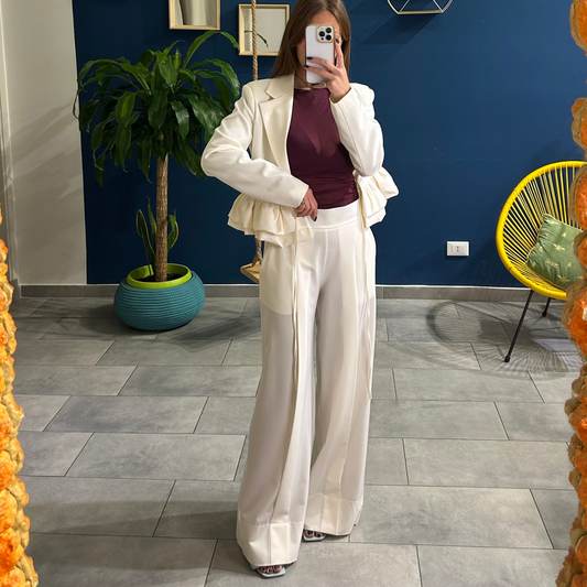 Pantalone Paris Bianco