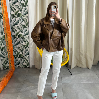 HAVEONE Pantalone Lisa Bianco