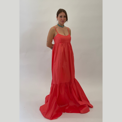 Kostumn Maxi Abito Corallo