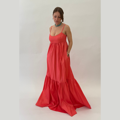 Kostumn Maxi Abito Corallo