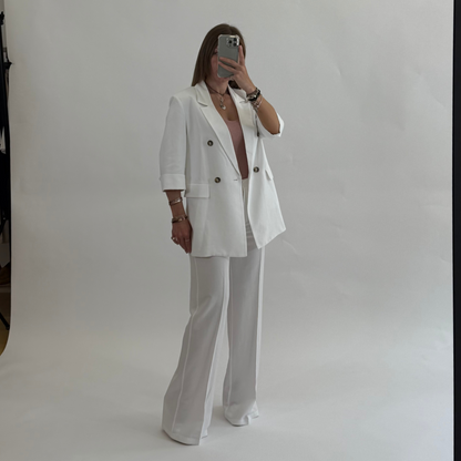 PLEASE Pantalone Riviera Bianco
