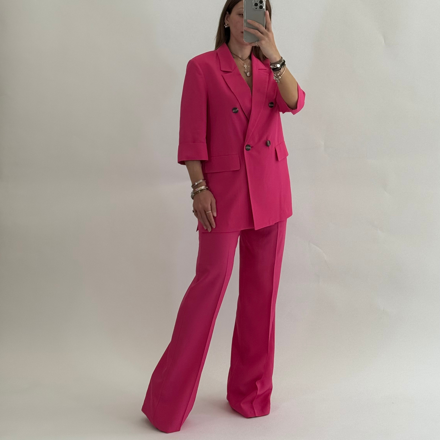 PLEASE Pantalone Riviera Fucsia