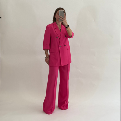 PLEASE Pantalone Riviera Fucsia